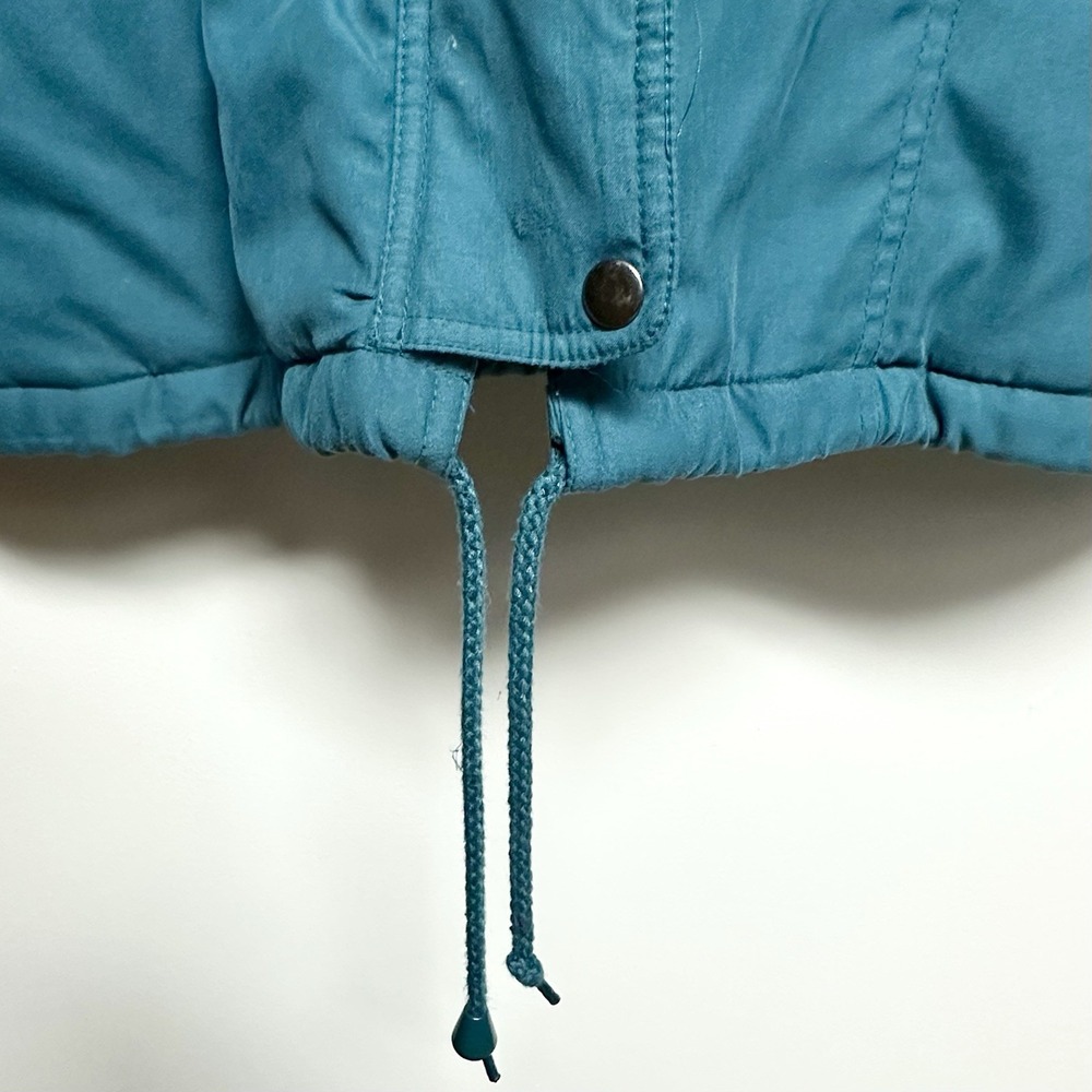 Jacqueline Ferrar Blue Dark Teal Winter Coat Detachable Faux Fur‎ Hood Lined - Picture 9 of 16